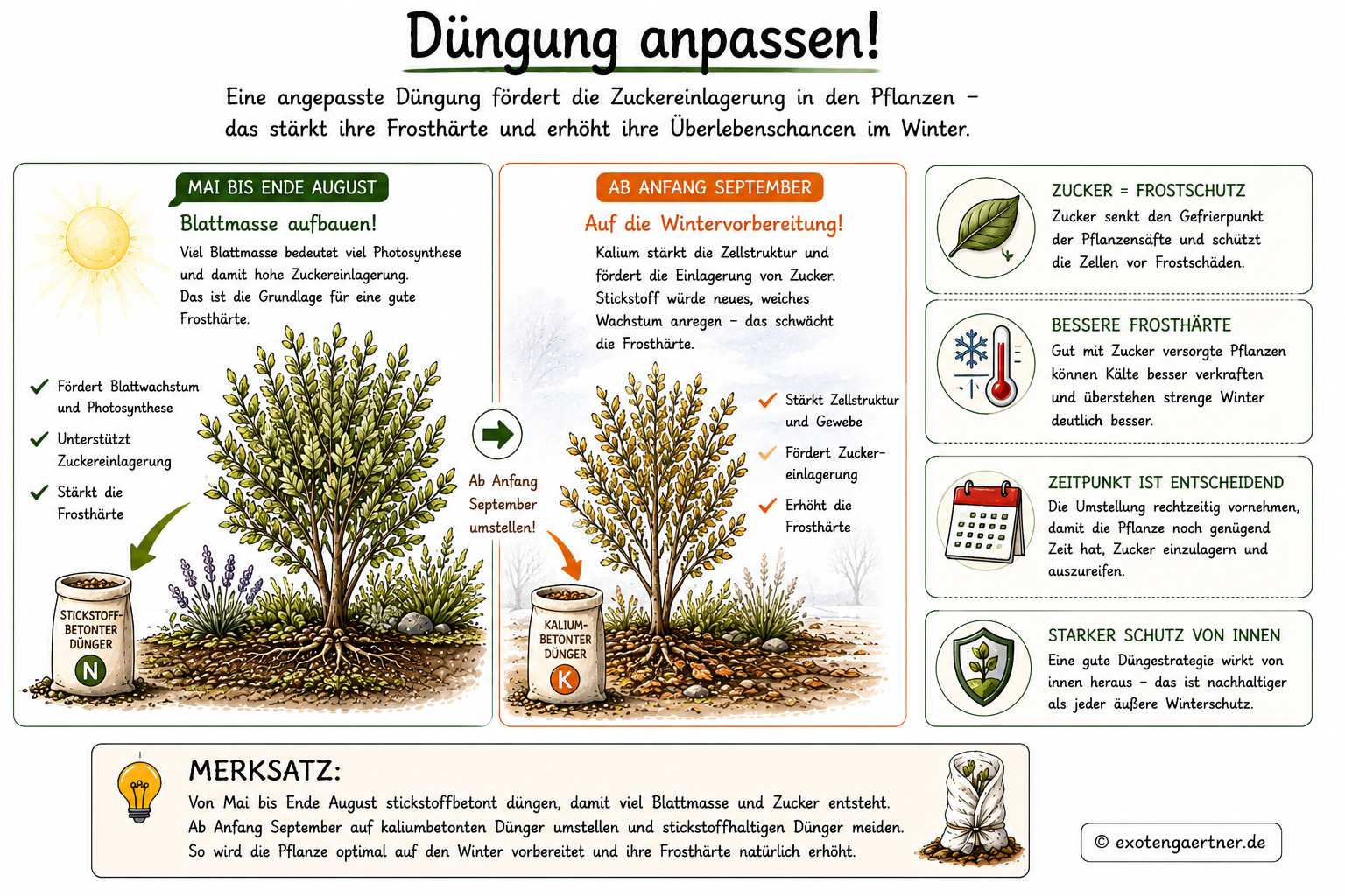 Düngung anpassen Düngung anpassen