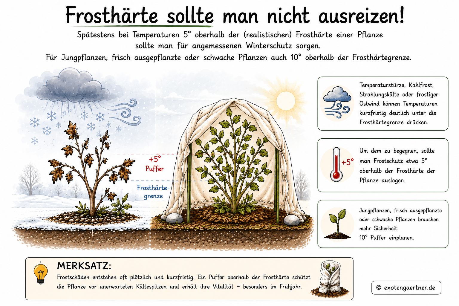 Frosthärte sollte man nicht ausreizen Frosthärte sollte man nicht ausreizen