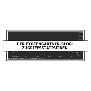 Der Exotengärtner-Blog: Zugriffsstatistiken 11 Der Exotengärtner-Blog: Zugriffsstatistiken 11