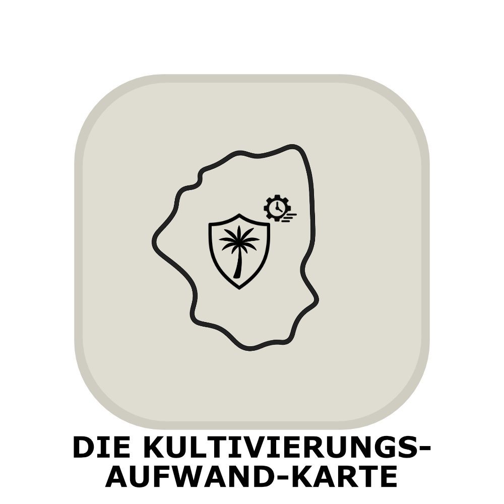 Die Kultivierungsaufwand-Karte